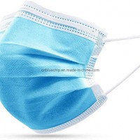 3-Ply Blue Disposable Non-Woven Face Mask with Ear-Loop Ship All World