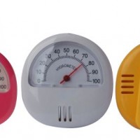 Hanging Standing Color Round Room Temperature Measuring Indoor Hygrometer for Household Room