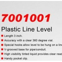 ABS Plastic Line Level of 7001001