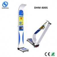 Dhm-800s Foldable BMI Ultrasonic Body Scale Balance Coin Operated