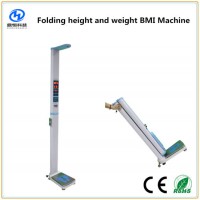 Coin Operated Height Weight BMI Scale with Printer and Land Wheel 200kg