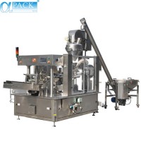 Automatic Multi-Function Rotary Pre-Made Pouch Bag Filling Powder/Food/Package/Packaging Packing Mac