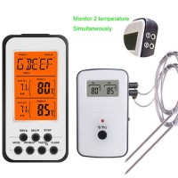 Amazon Wireless Grill Thermometer with 2 Probes for Kitchen Turkey