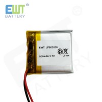 Lithium Polymer Battery Lp603030 500mAh Lipo 3.7V for GPS Tracker