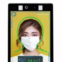 Mask Recognition and Temperature Measuring Device 8" with Smart Camera