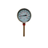 100mm 4" Black Steel Bimetallic Thermometer Temperature Gauge Factory Price