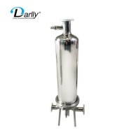 Water Filters Stainless Steel Small Flow Rate Liquid Filtration Single Cartridge Filter Housing