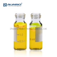 Alwsci 2ml 1.8ml 1.5ml 9-425 Clear Glass Screw Vial with Patch for Chromatography
