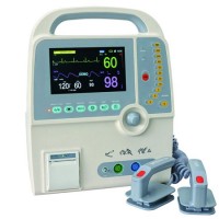 ICU Portable Biphasic Cardiac Defibrillator Monitor with ECG/SpO2 Medical Emergency Aed Automated Ex
