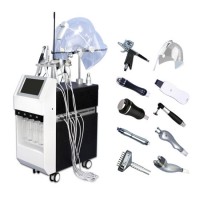 10 in 1 Hyperbaric Oxygen Jet Peel / Oxygen Therapy Facial Machine / Hydra Dermabrasion for Skin Car