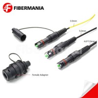 Factory Premium FTTA MINI SC APC Fiber Opti Tap Connector SM Optical Cable Patch Lead Quick Connecto