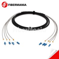 Top Quality FTTA Optical Armored Patch Cord LC-LC 4 Cores LSZH Jacket Fiber Optic Patch Cords/Cable