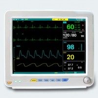 Medical Portable Multi-Language Bedside Six Parameters Blood Pressure Patient Monitor