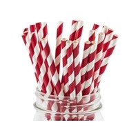 Factory Supply Colorful Stripe Paper Straws