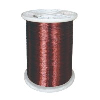 Round enamelled winding wire of aluminium