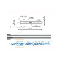 Cylindrical head punch Iso8020a