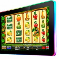 Gaming LCD monitor with led lighting frame for gambling