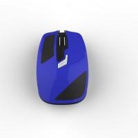 foreign supermarkets 2.4G  leather wireless mouse