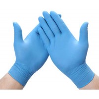 non-toxic medical nitrile gloves with finger tip textured