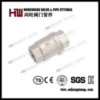 Hongwang Stainless Steel Industrial/Sanitary 2PC Full Port Vertical Spring Check Valve (HW-CV 1001)