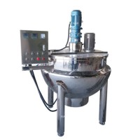 Food Grade Industrial Heating Tilting Jacketed Kettle for Fruit Jam  Suace and and Pastes with Emuls