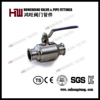 Stainless Steel Sanitary Manual Clamp Straight Ball Valve Water Treatment (HW-BV 4001)