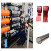 Strping Door Curtain PVC Kind Production Line