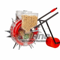 Stronger Double Boxes for Seeds Fertilizer Walk Behind Hand Push Seeder/Planter
