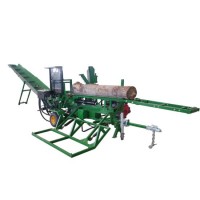 All-in-One Hydraulic Firewood Processor with Self-Contained Log Lifter
