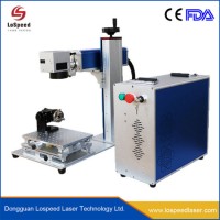 Rotary Axis for Split Fiber Laser Marking Machine 20W 30W Metal Wood PVC Plastic Engraving Machine