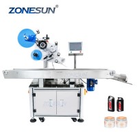 Zonesun Zs-Tb831 Automatic Flat Surface Square Self-Adhesive Label Applicator Bottle Labeling Machin