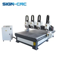 4 Heads CNC Router Woodworking Machine Multi Heads CNC Router
