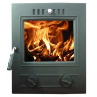 609 Insert Style Wood Pellet Burning Stove Cast Iron Fireplace Ce Certificate