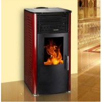 Hydro Wood Pellet Stove with Boiler /Jacket 20kw Free Standing Can Be Connected to Water Heating Rad