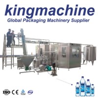 Automatic Pet Bottle Aqua Natural Drink Water Bottling Line Mineral Pure Complete Plant Soft Drinks
