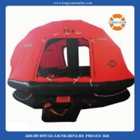 Solas Approved Ec Yacht Boat Overboard Inflatable/Self Inflating Life Raft Throw Overboard Marine In