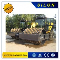 Single Drum Mechanical Drive 14 Ton Footpad Vibration Road Roller Vibration Compactor (LT214) with 6