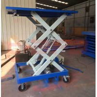 AC Motor Hydraulic Small Lifting Platform Indoor and Outdoor Supplies