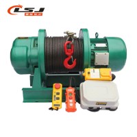 Jk Electromagnetic Braking Two Remotes Electric Winch 11000lb with Steel Cable Wire Rope