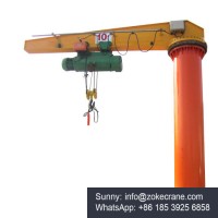 360 Degree Supply Lifting 3t Column Mounted Swing Lever Jib Crane Price