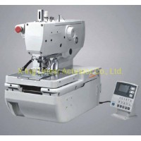 High Speed Computerized Eyelet Button Holing Sewing Machine Textile Eyelet Buttonhole Machine Button