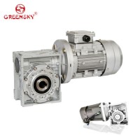 Ie2 Ie3 Right Angle Worm Gearbox Electric AC Induction Motor
