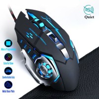 PRO Gamer Gaming Mouse 8d 3200dpi Adjustable Wired Optical LED Computer Mice USB Cable Silent Mouse