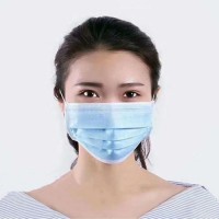 Single Use Nonwovens 3 Ply Protection Facial Face Mask