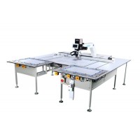 Double Needle Rotary Head Template Sewing Machine