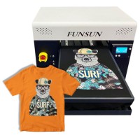 2020 Advanced Funsun A3 DTG Printer Digital Textile Printer All Color Cotton T-Shirt Direct Printing