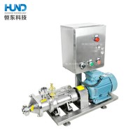Hygienic Stainless Steel Transfer Pump Double Screw Pump with Inverter