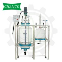 Cbd Oil Crystallization Jacketed Glass Vacuum Filtration Reactor