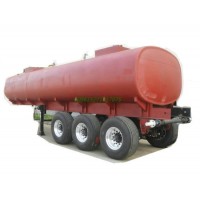 Tri Axles Hydrofluoric Acid Tanker Trailer (Hydrochloride Acid HCl 35% Tank Capacity 33  000L Muriat
