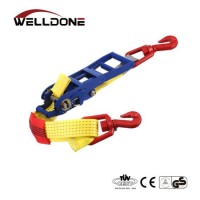 2" 50mm 7600kg Ergo Long Handle Cargo Tensioner Cargo Control Tie Down Strap with 2 Swivel Hook